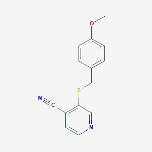 4-Cyano-3-(4-methoxyphenyl)methylmercaptopyridine
