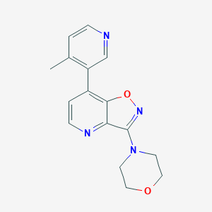 7-(4-Methylpyridin-3-yl)-3-morpholinoisoxazolo[4,5-b]pyridine