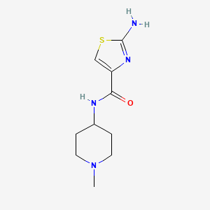 2-amino-N-(1-methyl-4-piperidyl)-1,3-thiazole-4-carboxamide