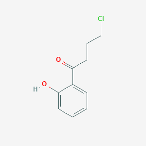 molecular formula C10H11ClO2 B8324408 4-Chloro-1-(2-hydroxyphenyl)butan-1-one 