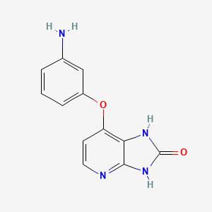 7-(3-aminophenoxy)-1H-imidazo[4,5-b]pyridin-2(3H)-one