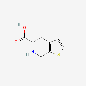 molecular formula C8H9NO2S B8324444 4H,5H,6H,7H-thieno[2,3-c]pyridine-5-carboxylic acid 