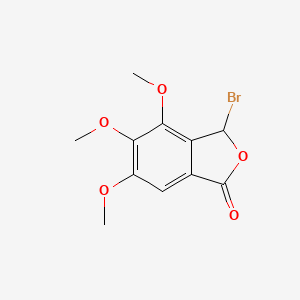 molecular formula C11H11BrO5 B8324450 3-Bromo-4,5,6-trimethoxyphthalide 