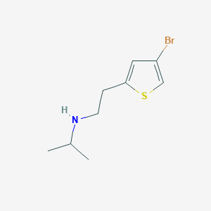 molecular formula C9H14BrNS B8324469 [2-(4-Bromo-2-thienyl)ethyl](1-methylethyl)amine 