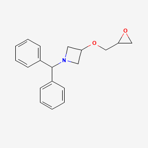 B8324475 1-(Diphenylmethyl)-3-(2-oxiranylmethoxy)azetidine CAS No. 120838-87-1