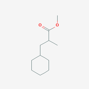 molecular formula C11H20O2 B8324482 Methyl 3-cyclohexyl-2-methylpropionate 
