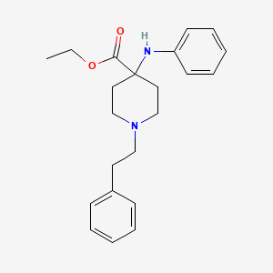 Ethyl 1-phenethyl-4-(phenylamino)piperidine-4-carboxylate