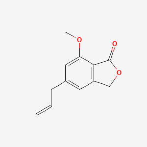 molecular formula C12H12O3 B8324590 5-allyl-7-methoxy-2-benzofuran-1(3H)-one 