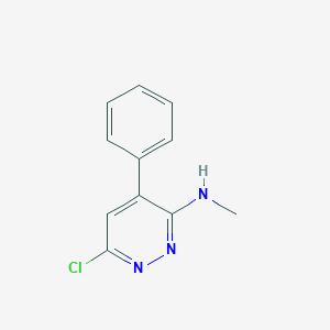 molecular formula C11H10ClN3 B8324863 (6-Chloro-4-phenyl-pyridazin-3-yl)-methyl-amine CAS No. 944469-00-5