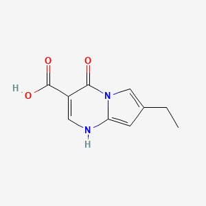 7-Ethyl-4-oxo-1,4-dihydropyrrolo[1,2-a]pyrimidine-3-carboxylic acid