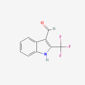 2-trifluoromethyl-3-formyl-(1H)-indole