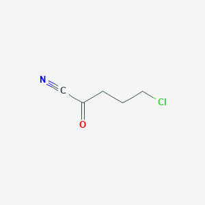 molecular formula C5H6ClNO B8324965 4-Chlorobutyryl cyanide 