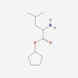 Cyclopentyl 2-amino-4-methylpentanoate