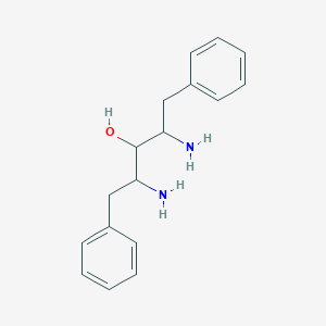 molecular formula C17H22N2O B8325004 2,4-Diamino-1,5-diphenylpentan-3-ol 