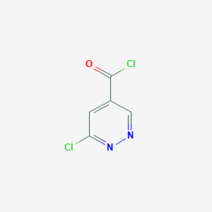 molecular formula C5H2Cl2N2O B8325039 6-Chloropyridazine-4-carbonyl chloride 