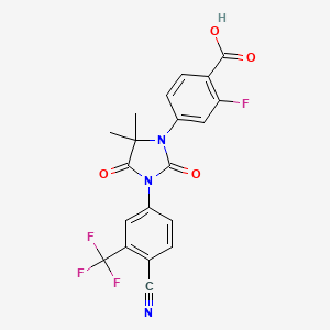 molecular formula C20H13F4N3O4 B8325045 Enzalutamide metabolite M5 CAS No. 1242137-19-4