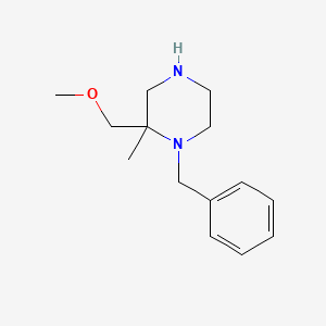 1-Benzyl-2-methoxymethyl-2-methyl-piperazine