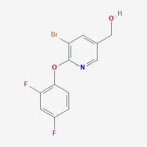 (5-Bromo-6-(2,4-difluorophenoxy)pyridin-3-yl)methanol