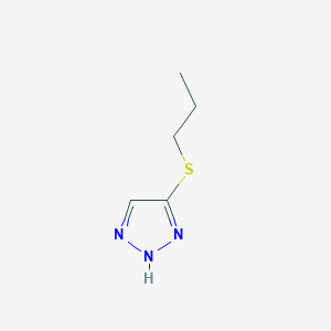 molecular formula C5H9N3S B8325099 Propylthiotriazole 