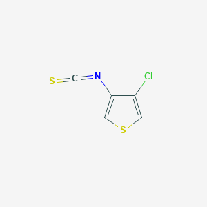 molecular formula C5H2ClNS2 B8325110 4-Chloro-3-thienylisothiocyanate 