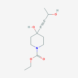 4-(3-Hydroxy-1-butynyl)-1-ethoxycarbonyl-4-piperidinol