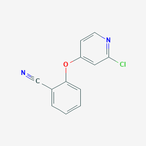 2-(2-Chloropyridin-4-yloxy)benzonitrile