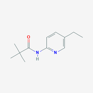 molecular formula C12H18N2O B8325153 N-(5-ethylpyridin-2-yl)pivalamide 