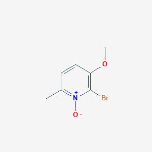 2-bromo-3-methoxy-6-methyl-pyridine N-oxide
