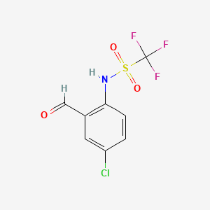 N-(4-chloro-2-formylphenyl)trifluoromethanesulfonamide