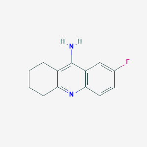 9-Amino-7-fluoro-1, 2, 3, 4-tetrahydro-acridine