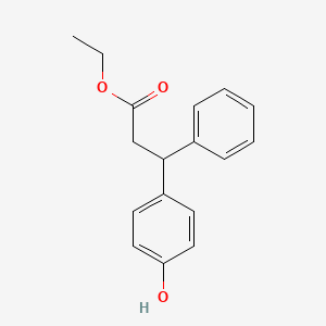 Ethyl 3-(4-hydroxyphenyl)-3-phenylpropanoate