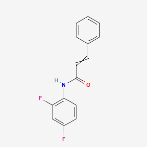 molecular formula C15H11F2NO B8325283 N-(2,4-difluorophenyl)cinnamamide CAS No. 349433-21-2