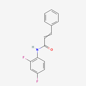 B8325283 N-(2,4-difluorophenyl)cinnamamide CAS No. 349433-21-2