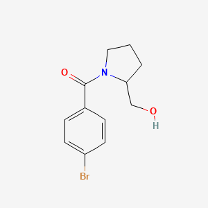 (4-Bromophenyl)-[2-(hydroxymethyl)pyrrolidin-1-yl]methanone