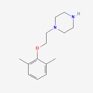 molecular formula C14H22N2O B8325473 1-[2-(2,6-Dimethyl-phenoxy)ethyl]piperazine 