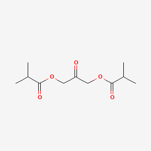 molecular formula C11H18O5 B8325513 1,3-Diisobutyryloxyacetone 