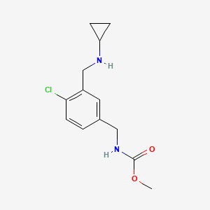 (4-Chloro-3-cyclopropylaminomethyl-benzyl)-carbamic Acid Methyl Ester