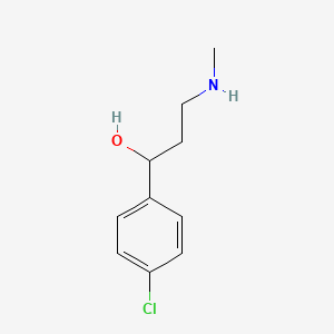 3-(4-chlorophenyl)-3-hydroxy-N-methylpropylamine