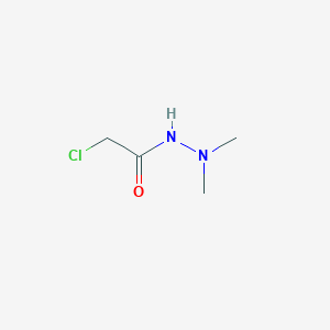 molecular formula C4H9ClN2O B8325588 Chloroacetic acid 2,2-dimethylhydrazide CAS No. 38031-85-5