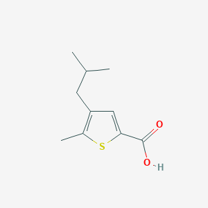 4-Isobutyl-5-methyl-thiophene-2-carboxylic acid