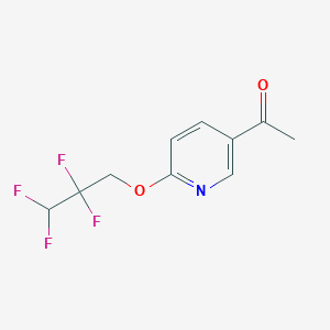 1-(6-(2,2,3,3-Tetrafluoropropoxy)pyridin-3-yl)ethanone