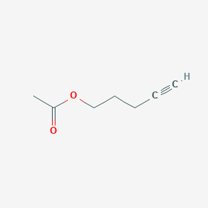 molecular formula C7H10O2 B083257 4-戊炔-1-醇乙酸酯 CAS No. 14604-46-7