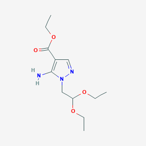 ethyl 5-amino-1-(2,2-diethoxyethyl)-1H-pyrazole-4-carboxylate