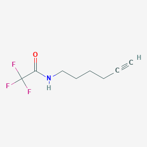 molecular formula C8H10F3NO B8325732 6-Trifluoroacetamido-1-hexyne 