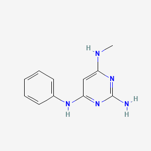 2-Amino-4-anilino-6-methylaminopyrimidine