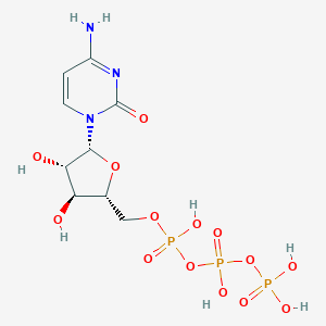 molecular formula C9H16N3O14P3 B083258 阿拉伯呋喃糖基胞嘧啶三磷酸 CAS No. 13191-15-6