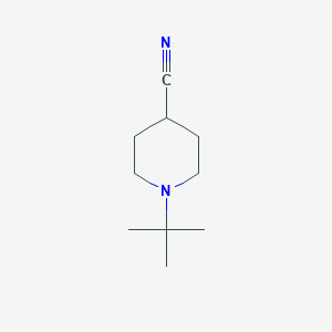 molecular formula C10H18N2 B8325807 1-Tert-butylpiperidine-4-carbonitrile CAS No. 1006380-19-3