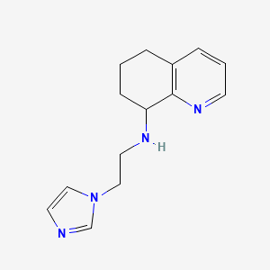 (2-Imidazol-1-yl-ethyl)-(5,6,7,8-tetrahydro-quinolin-8-yl)-amine