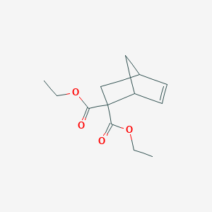 molecular formula C13H18O4 B8325872 Diethyl bicyclo[2.2.1]hept-5-ene-2,2-dicarboxylate 