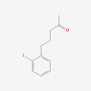 molecular formula C11H13IO B8325884 5-(2-Iodophenyl)pentan-2-one 